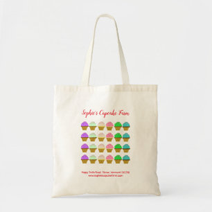 Bolso De Tela Panadería de pastelitos - Baker Personalizado