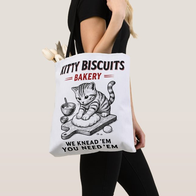 Bolso De Tela Panadería Kitty Biscuits (Detalle)