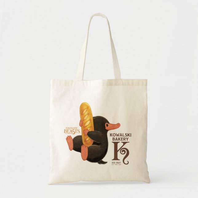 Bolso De Tela Panadería Kowalski - Niffler con pan (Frente)
