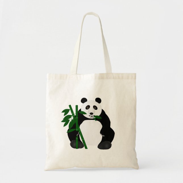 Bolso De Tela Panda (Frente)