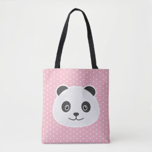 Bolso De Tela Panda
