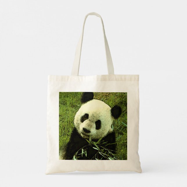 Bolso De Tela Panda (Reverso)