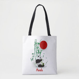 Bolso De Tela Panda