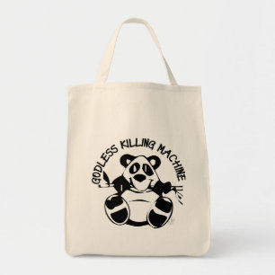 BOLSO DE TELA PANDA ATEA DE LA MÁQUINA DE LA MATANZA