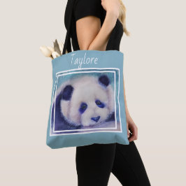 Bolso De Tela Panda Bear