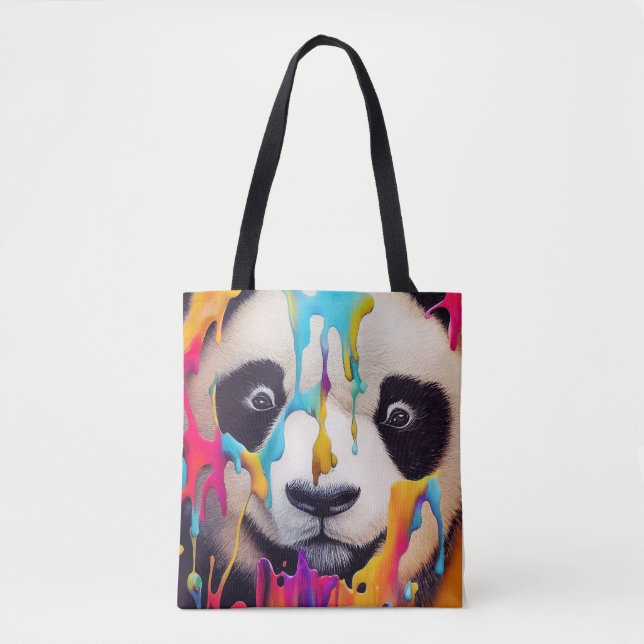 Bolso De Tela Panda Bear Animal Discovery Adventure Nature (Anverso)
