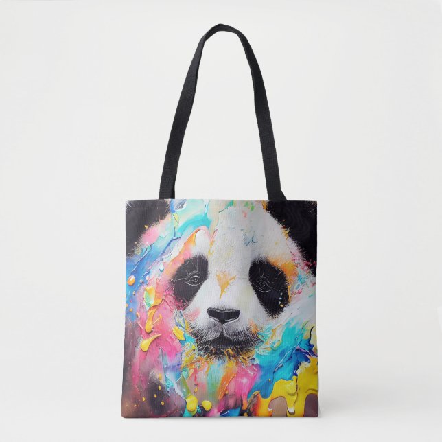 Bolso De Tela Panda Bear Animal Discovery Adventure Nature (Anverso)