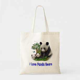 Bolso De Tela panda beras