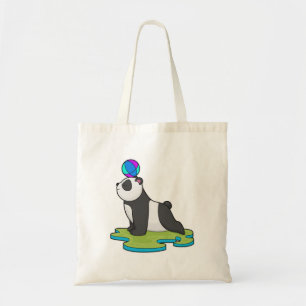 Bolso De Tela Panda en el gimnasio del yoga