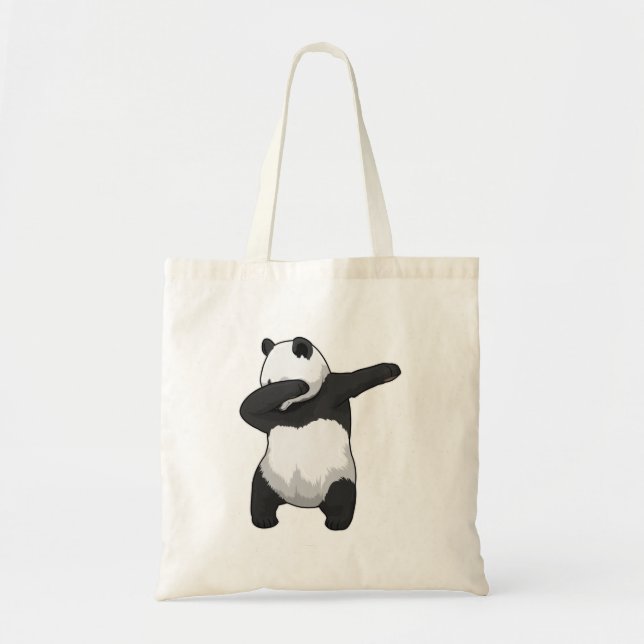 Bolso De Tela Panda en Hip Hop Dance Dab (Frente)