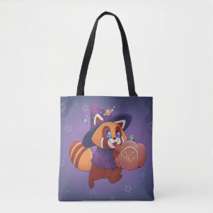 Bolso De Tela Panda espacial Halloween