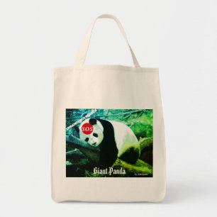 Bolso De Tela Panda gigante amenazado de SOS