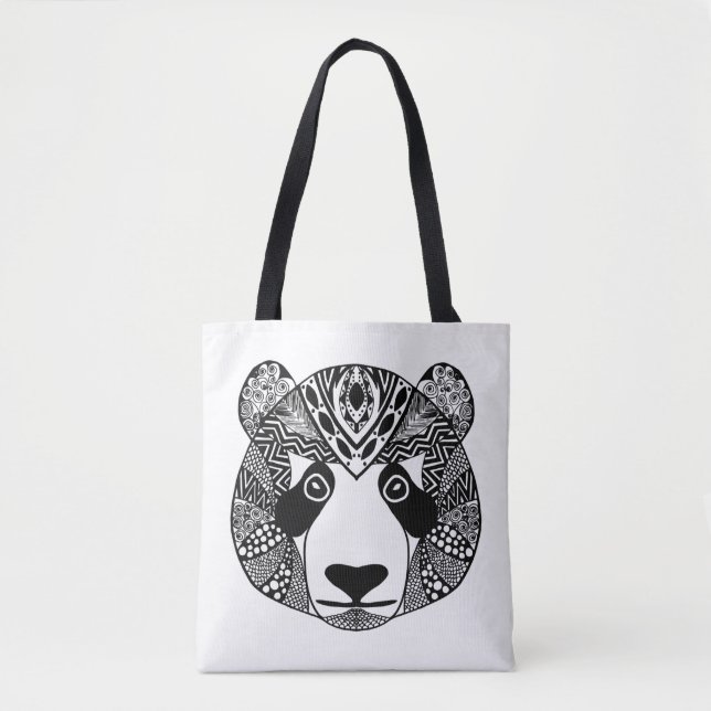 Bolso De Tela Panda inspirada 2 (Anverso)