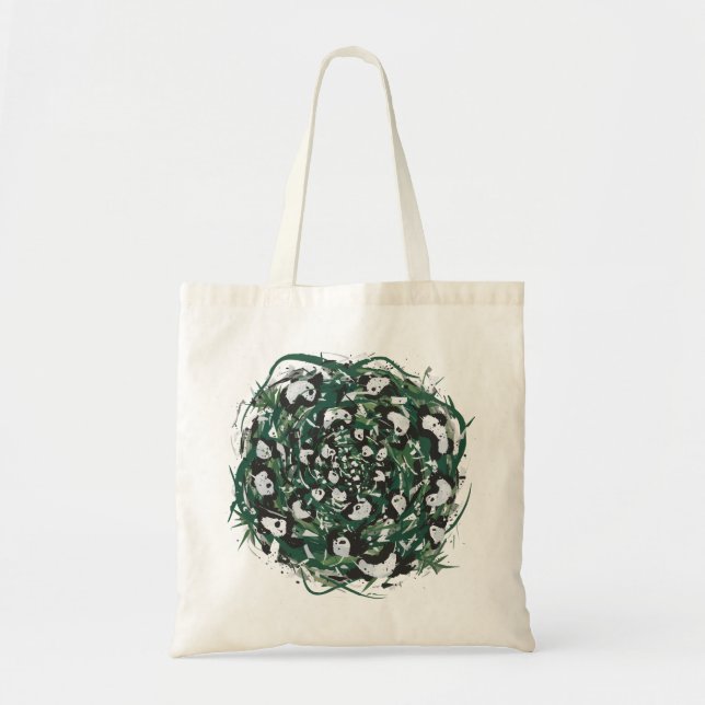 Bolso De Tela Panda-monium (Frente)