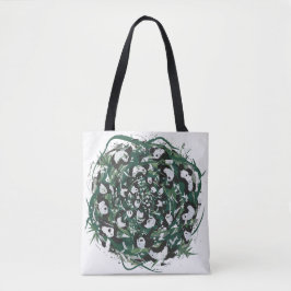 Bolso De Tela Panda-monium