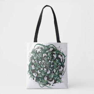 Bolso De Tela Panda-monium