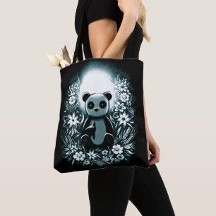 Bolso De Tela Panda Moon