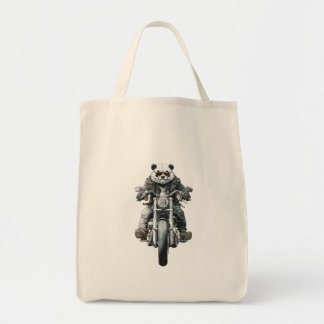 Bolso De Tela Panda Motero