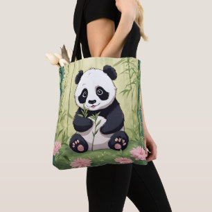 Bolso De Tela Panda Paradise Tote Bag