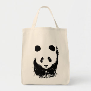 Bolso De Tela Panda Pop Art