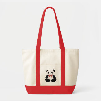Bolso De Tela Panda rellena linda