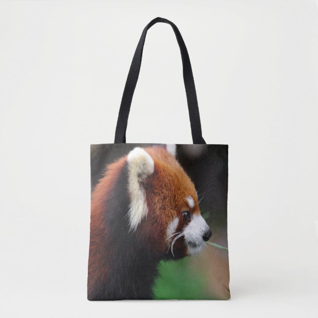 Bolso De Tela Panda roja (Anverso)