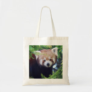 Bolso De Tela Panda roja