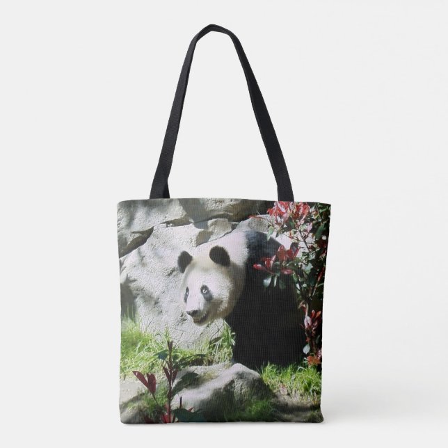 Bolso De Tela Panda Smile -Panda Bear (Reverso)