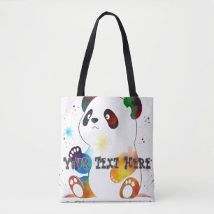 Bolso De Tela Panda tote bags