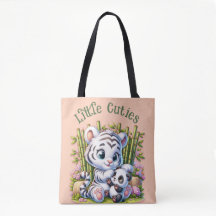 Panda y tigre de las pequeñas ciudades |