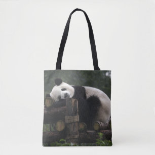 Bolso De Tela Pandas gigantes en la gigantesca protección Panda