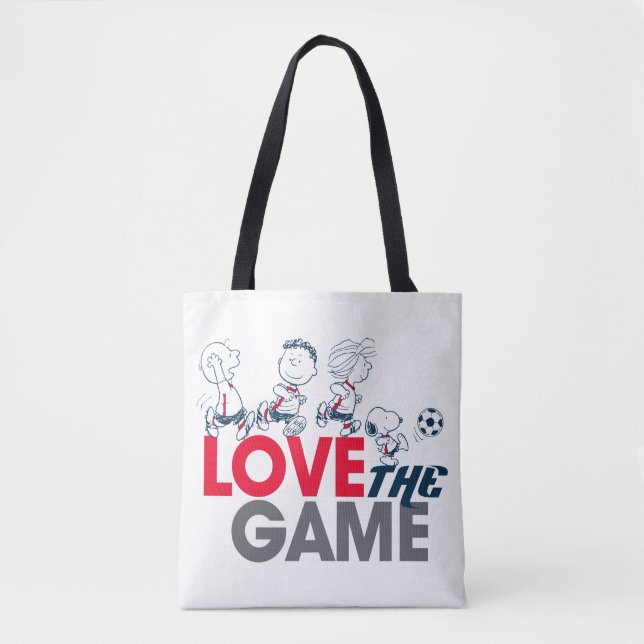 Bolso De Tela Pandilla de cacahuetes - Amo el juego (Anverso)