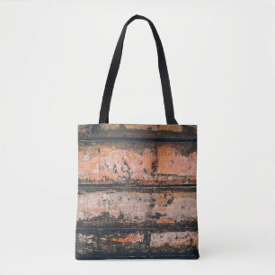 Bolso De Tela Panel de Brown y naranja