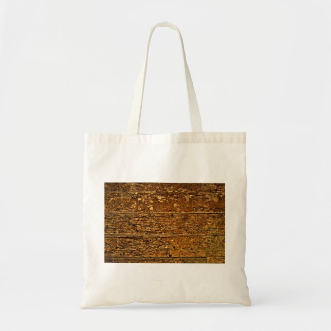 Bolso De Tela Panel Madera de Aged Worn (Frente)
