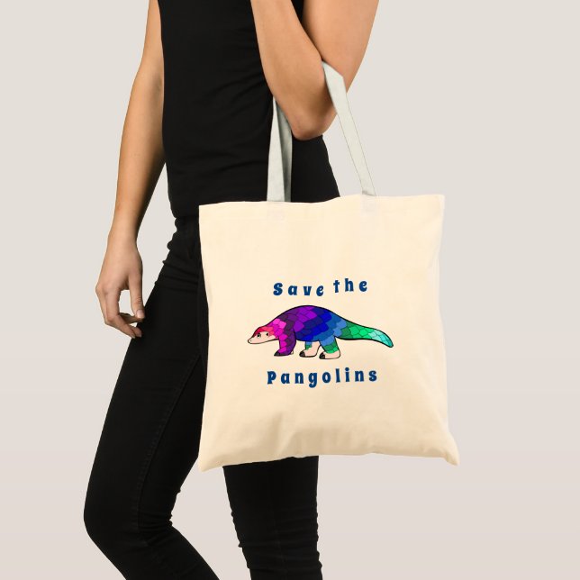 Bolso De Tela Pangolin en peligro (Anverso (producto))