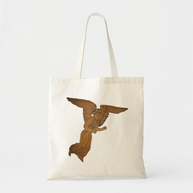Bolso De Tela Panoplia - la diosa griega Nike (Frente)