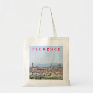 Bolso De Tela Panorama de Florencia tote bag