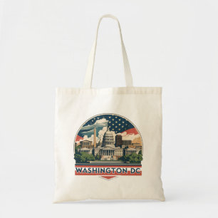 Bolso De Tela Panorama de Washington DC