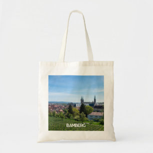 Bolso De Tela Panorama del casco antiguo de Bamberg, Alemania