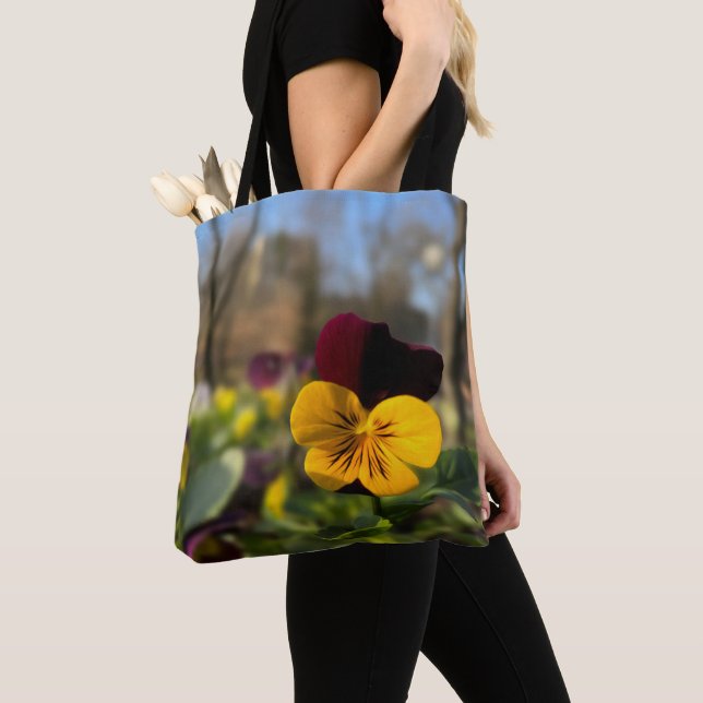 Bolso De Tela Pansia borgoñona (Detalle)