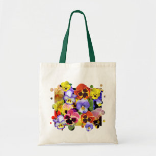 Bolso De Tela Pansy Patchwork
