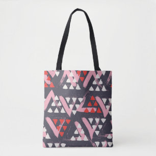 Bolso De Tela Pantalla de patrón artístico dibujado a mano