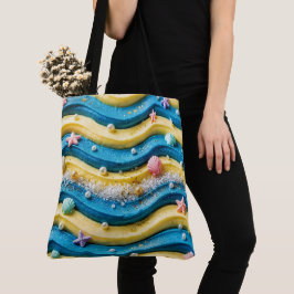 Bolso De Tela Pantalones de pastel de ola del océano - Estrella 