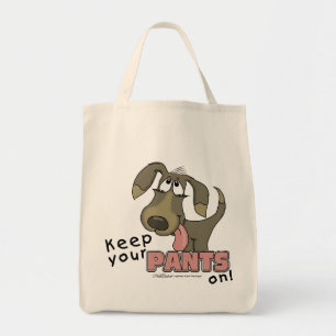 Bolso De Tela Pantando Pantalones Para Mantener Perros