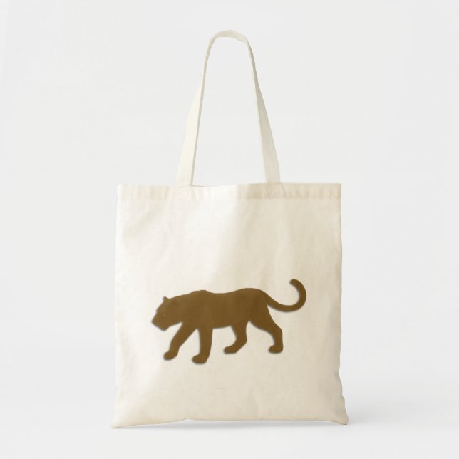 Bolso De Tela Pantera de Florida marrón (Frente)