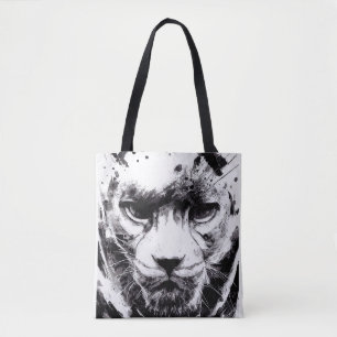 Bolso De Tela Pantera Naturaleza salvaje Libre Espíritu Pintura 