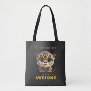 Bolso De Tela Panther concentrado asombroso Cute Adorable Funny