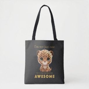 Bolso De Tela Panther concentrado asombroso Cute Adorable Funny
