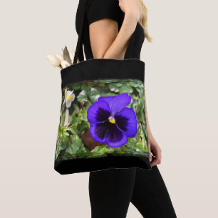 Bolso De Tela Pañuelo morado