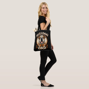 Bolso De Tela Papá Bulldog – Día del Padre Bulldog Vintage Adora
